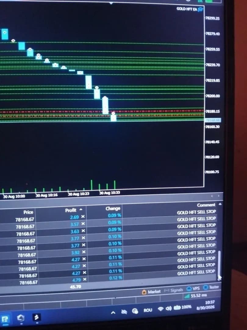 Gold Hammer HFT EA original publisher screenshot