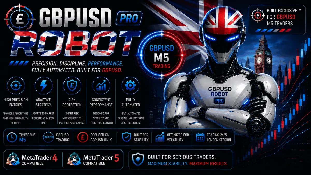 GbpUsd Robot Pro MT5 original publisher screenshot