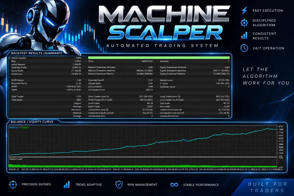 Machine Scalper EA original publisher screenshot