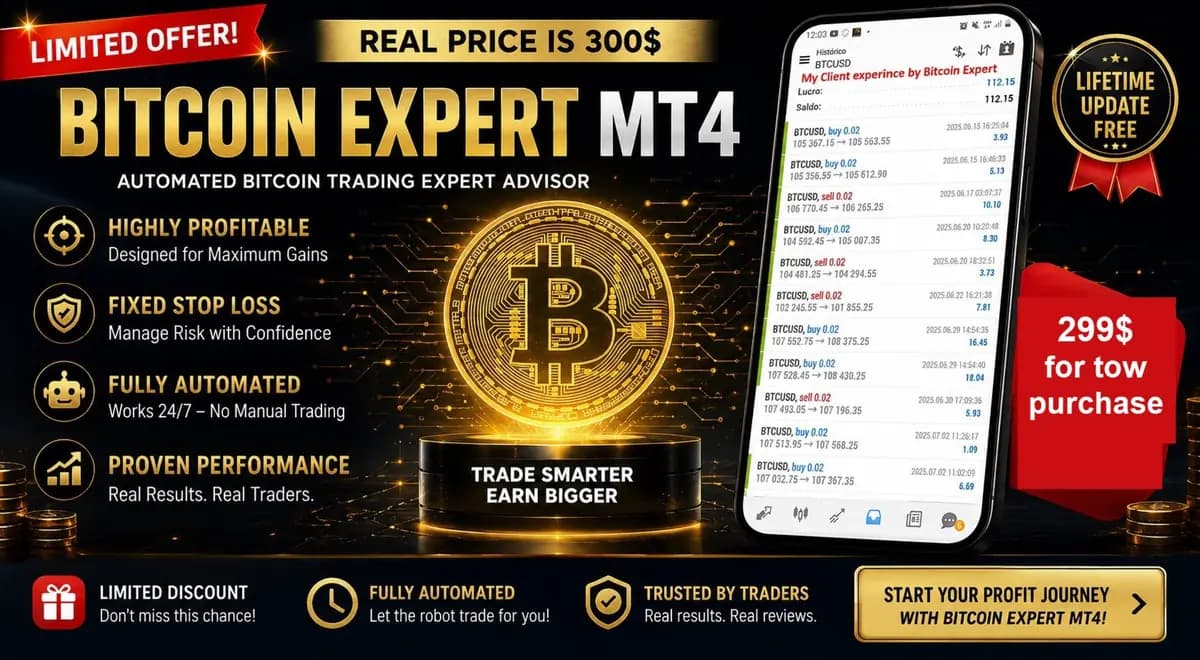 Bitcoin Expert MT5 original publisher screenshot