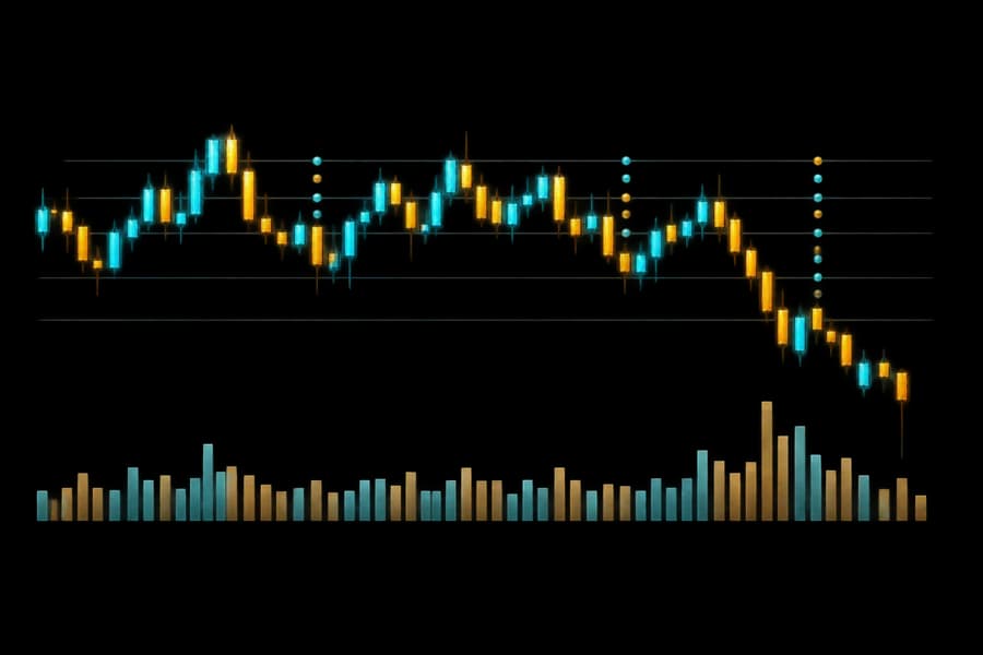 Illustrative layered positions and adverse price movement for basket exposure